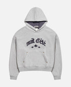 BIG LOGO GREY HOODIE