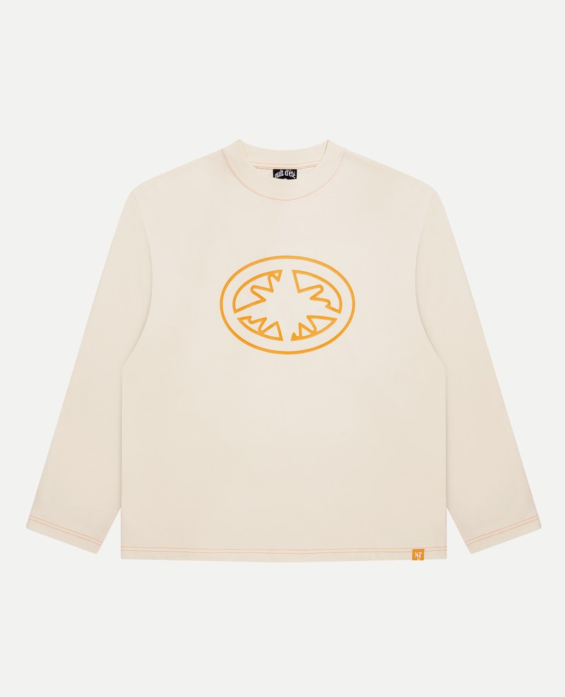 BIG LOGO LONGSLEEVE - BEIGE