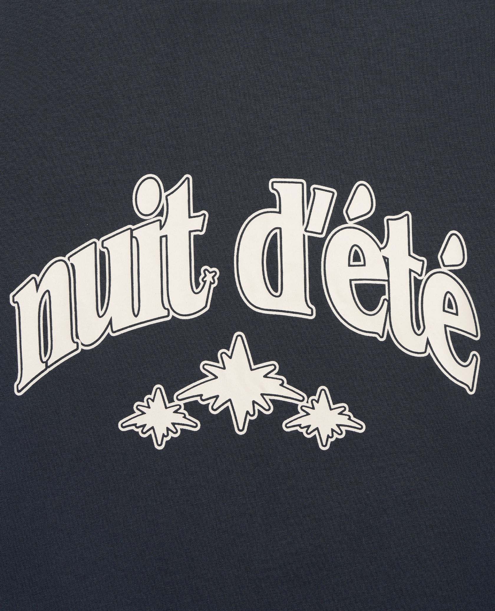 COLLEGE T-SHIRT - NAVY/WHITE