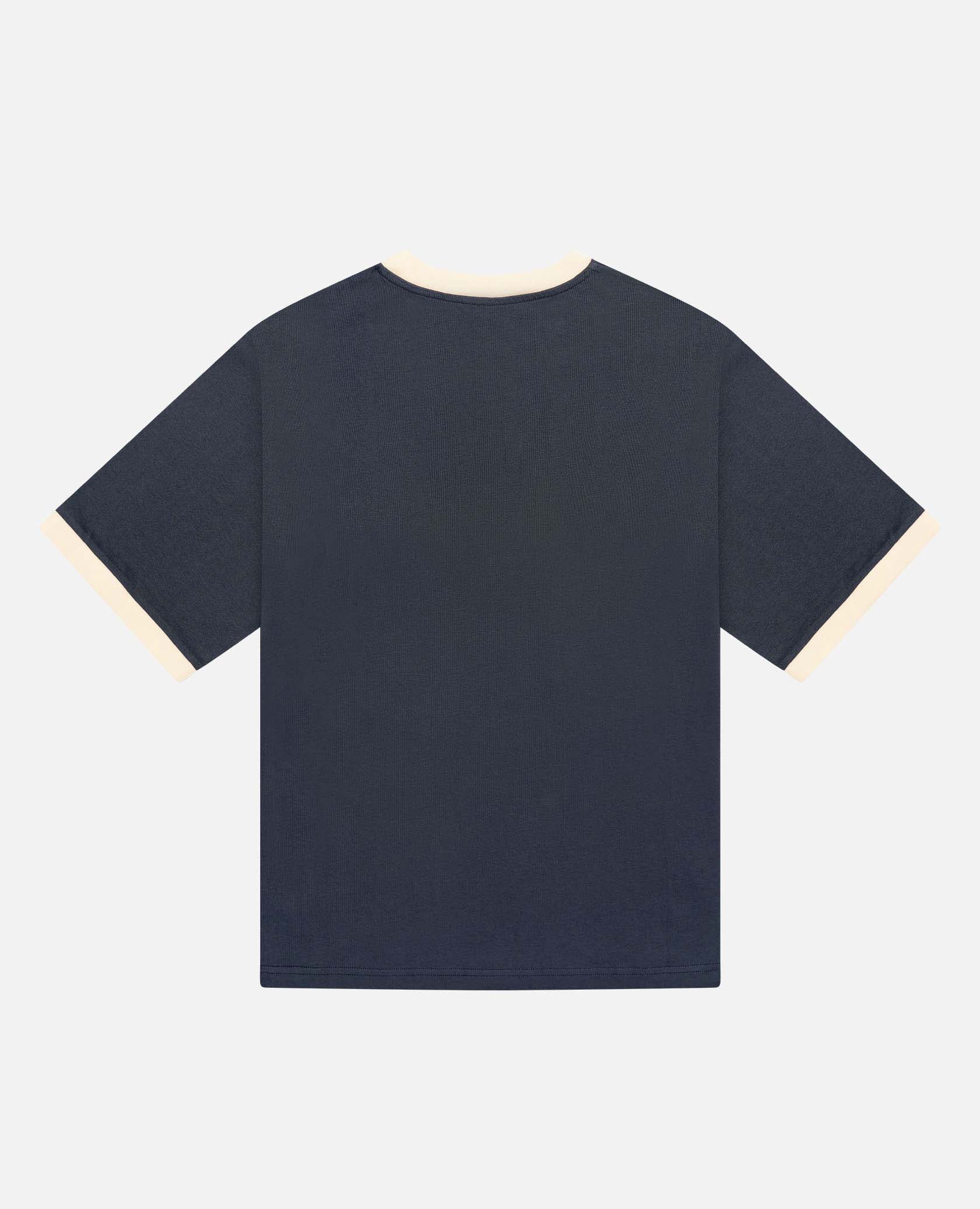 COLLEGE T-SHIRT - NAVY/WHITE